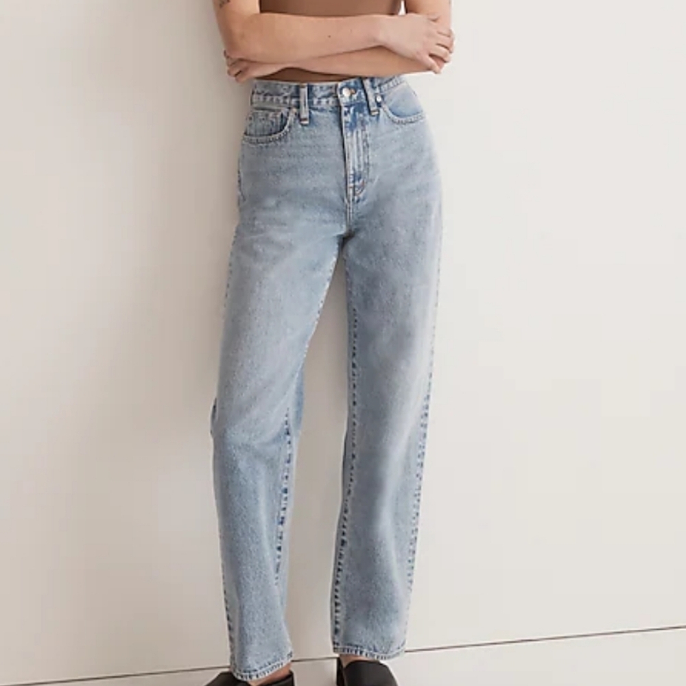 Madewell baggy straight jeans